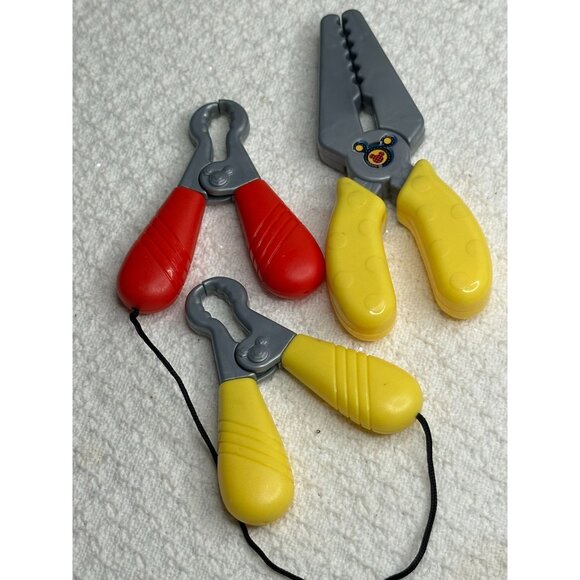 Disney Other - Disney Mickey Mouse Kids Toy Pliers Clips Set 5" Yellow Red Plastic Rwplacement